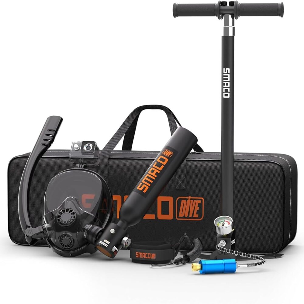 ماسک وسیلندر samco dive