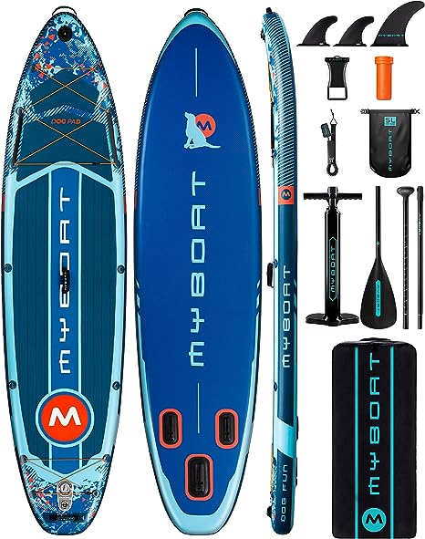 91TL-JsaFeL._AC_SX466_ پدل برد MY BOAT DOGGY SUP - Image 2